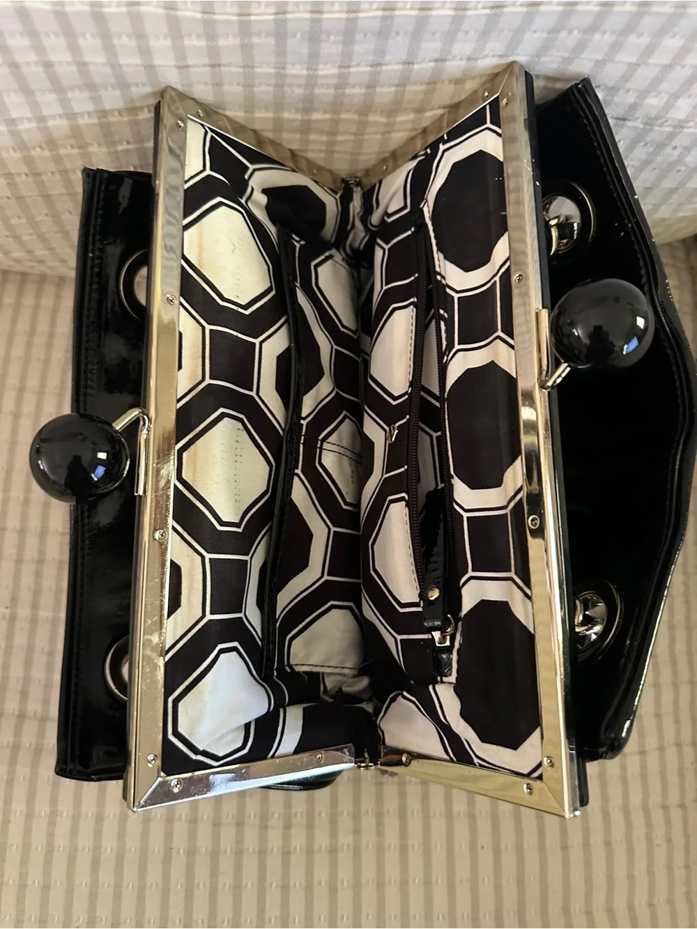 kate spade glossy patent